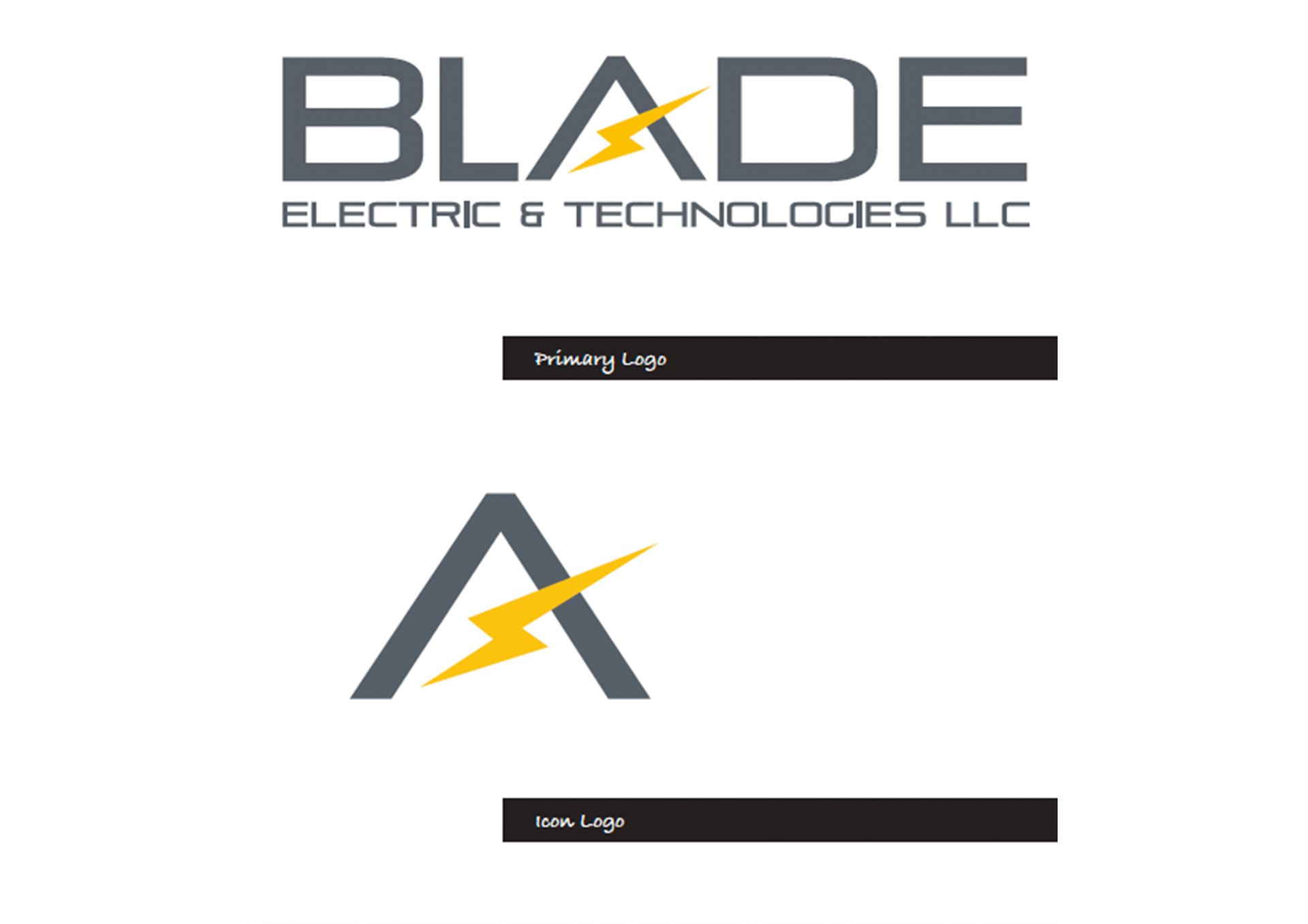 Blade Electric & Technologies LLC logo design