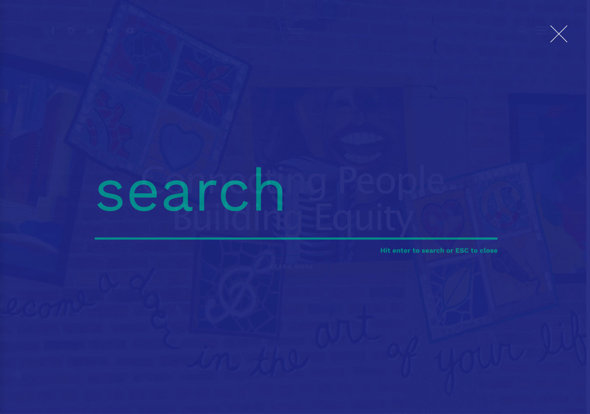 desktop screenshot of full page search on the Elevated Chicago website design