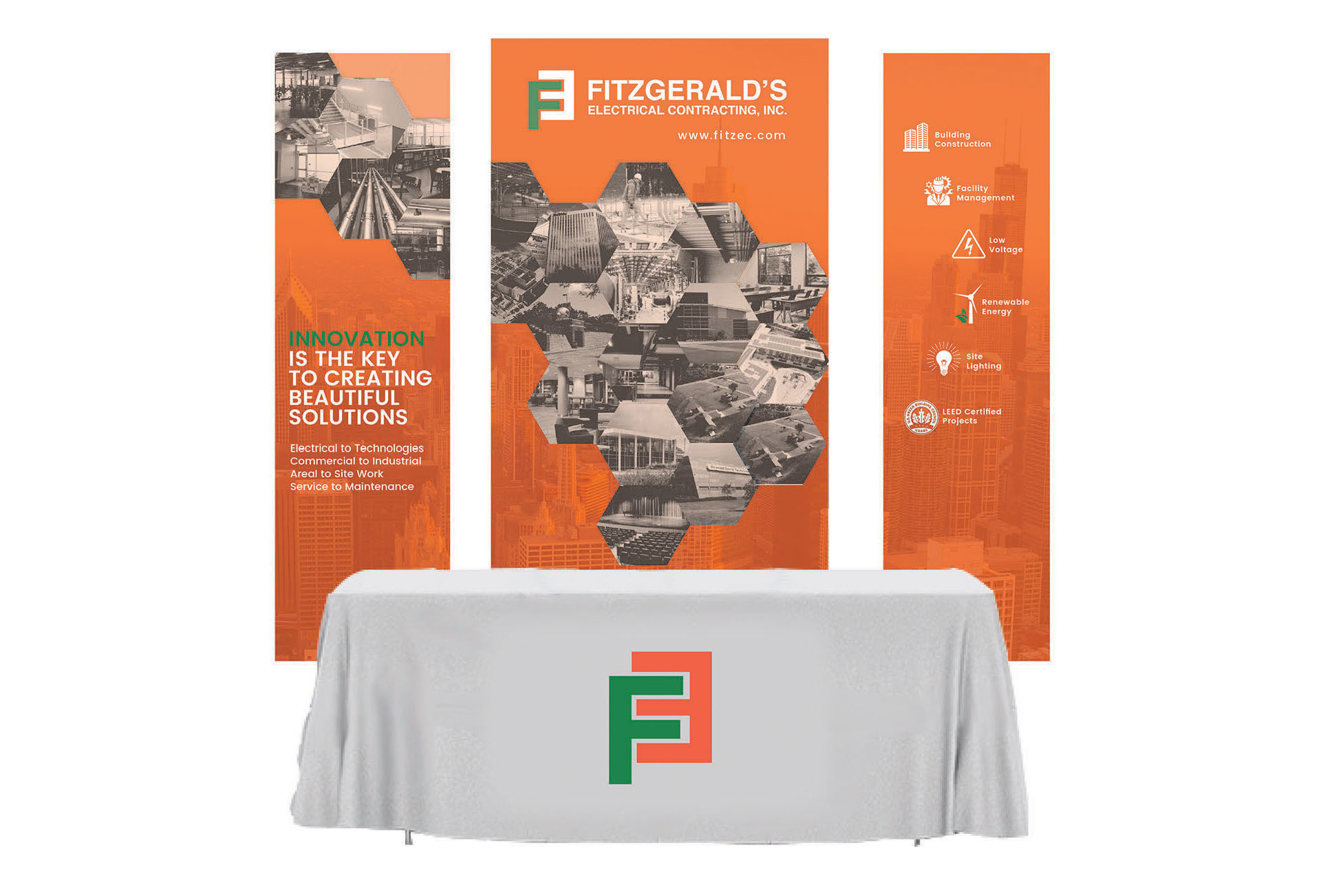 Fitzgerald’s Electrical Contracting trade show display design