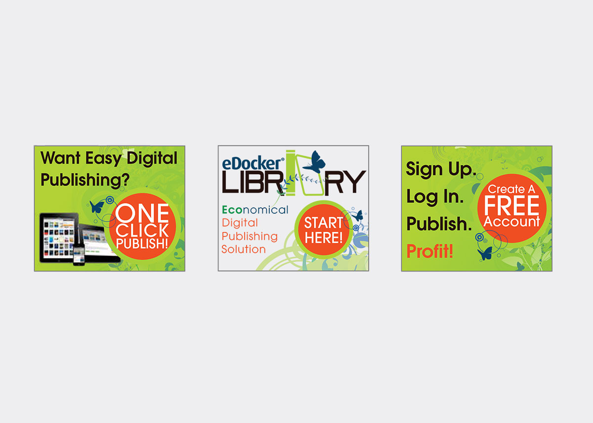 eDocker digital ad designs