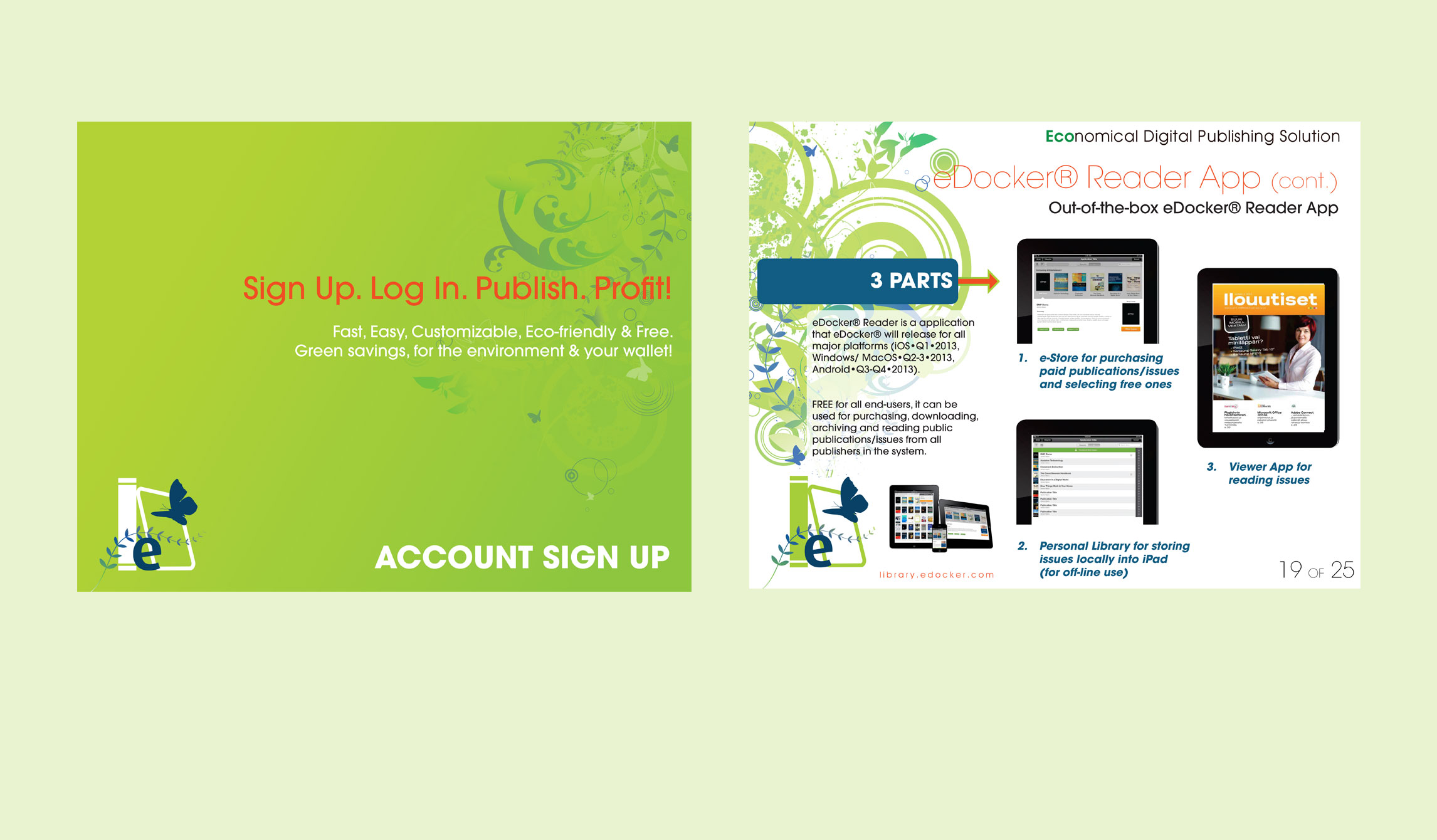 eDocker procedure manual design